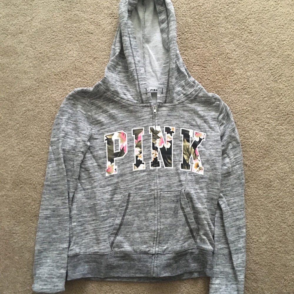 Full Zip PINK Hoodie
